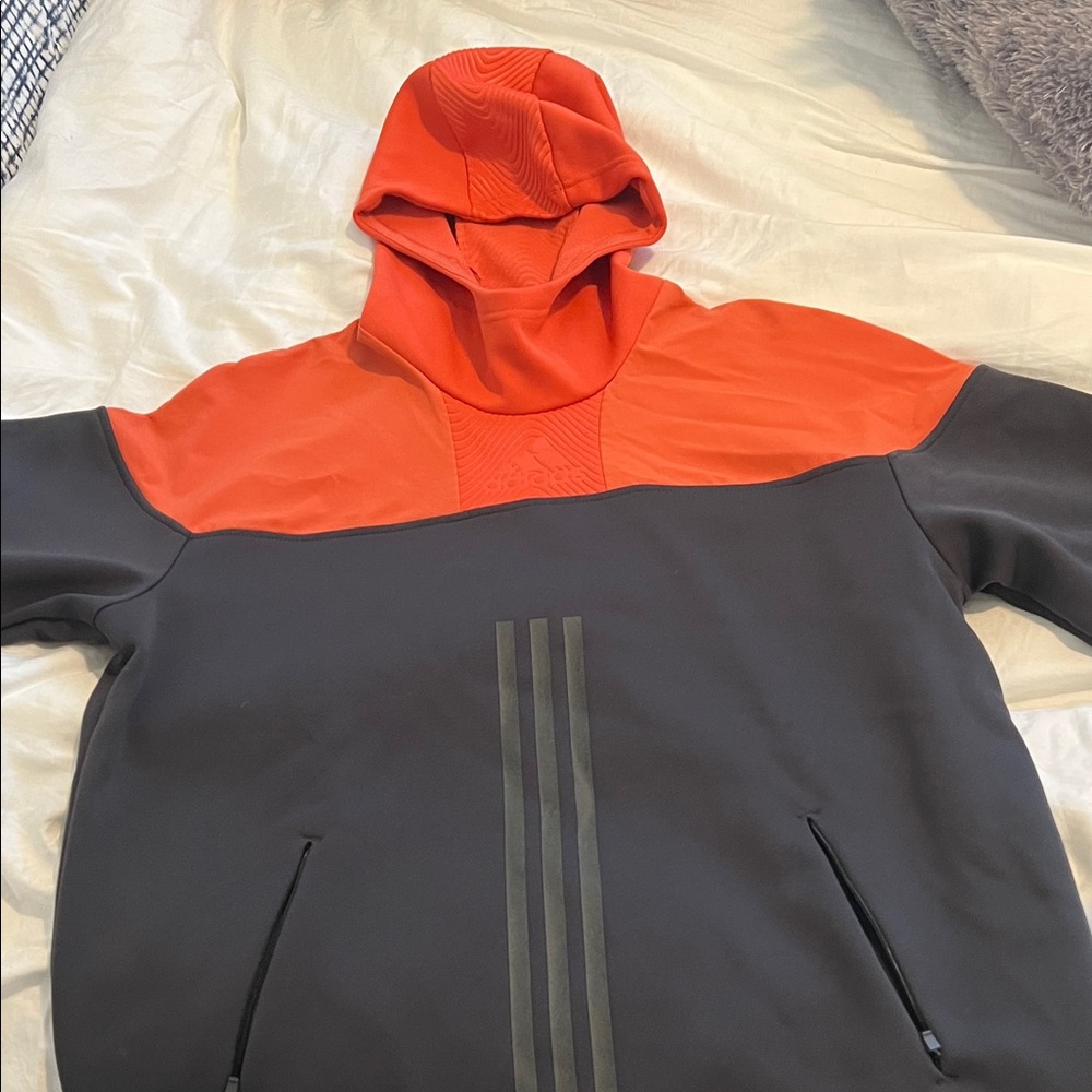 adidas Men's Performance Jacket in Orange and Black